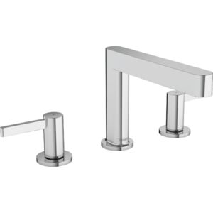Hansgrohe hansgrohe Finoris 3-Loch Waschtischarmatur 160 mit Push-Open Ablaufgarnitur