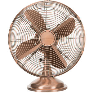 TRISTAR Tischventilator Retro Design Edelstahl 30 cm